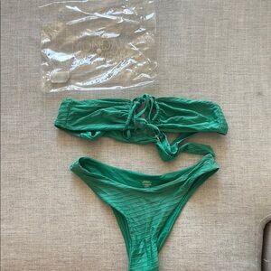 Monday Swimwear Emerald Bikini Set